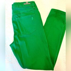LC Lauren Conrad green jeans, size 10